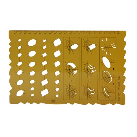 Ring Band Type Drawing Template