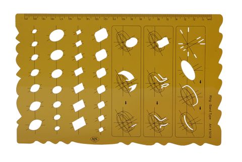 Ring Band Type Drawing Template
