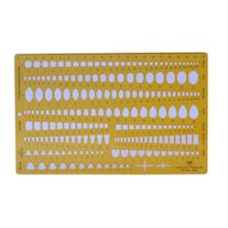 Combination Stone Shapes Drawing Template