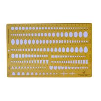 Combination Stone Shapes Drawing Template