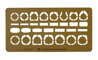 Ladies & Gents Rings Drawing Template