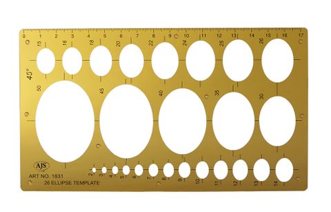 Elipses Drawing Template