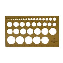 Metric Circles Drawing Template