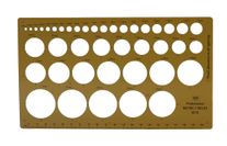 Metric Circles Drawing Template