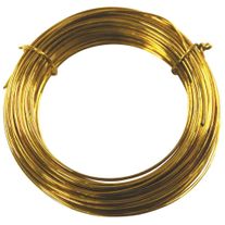 Brass Wire - 1.0mm Round x 10 Metres