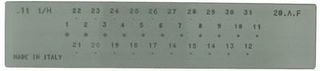 Italian Draw Plate 31 Round Holes 2mm - 5mm