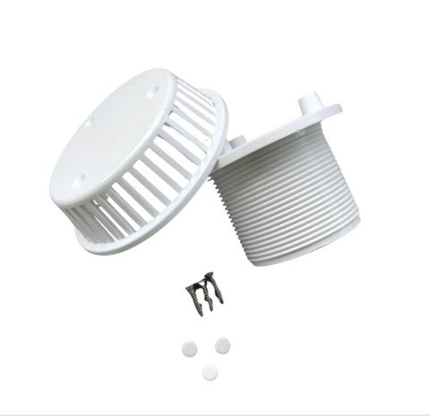 Spa Drain 40mm BSP Pool Quip White