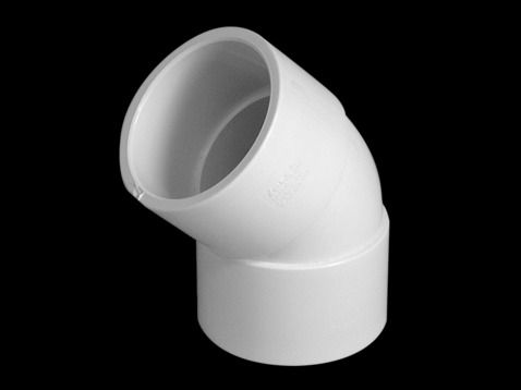 PVC Elbow 25mm 45 Deg