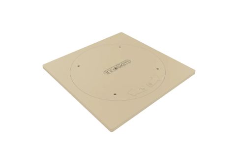 InnoSkim Lid & Ring Square Beige