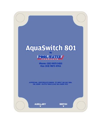 AquaSwitch Controller Single 10 amp