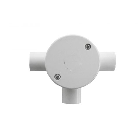 Conduit Junction Box 25mm 3 Way Grey