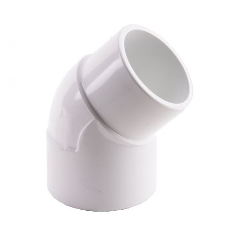 PVC Elbow Street 50mm 45 Deg