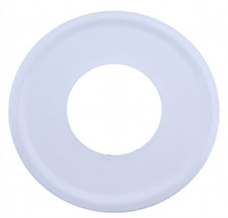 COVER PLATE FLAT PVC WHITE S/S