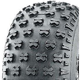 With 20/10-8 4PR Knobbly Tyre