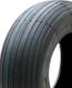 With 480/400-8 2PR Ribbed Tyre