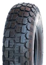 ASSEMBLY - 6"x63mm Plastic Rim, 400-6 4PR V6632 HD Block Tyre, 16mm Bushes