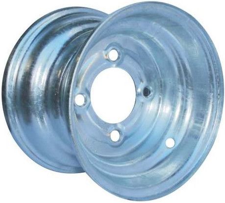 8"x5.50" Galvanised Rim, 4/4" (4/101.6mm) PCD, 64mm Bore, ET0