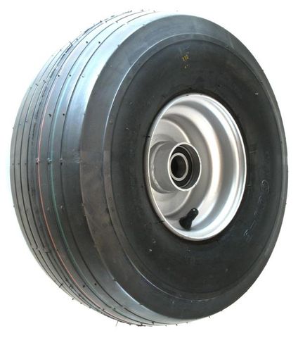 ASSEMBLY - 6"x4.50" Steel Rim, 15/600-6 6PR P508 Multi-Rib Tyre, 25mm HS Brgs