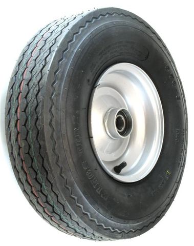 ASSEMBLY - 8"x3.75" Steel Rim, 570/500-8 8PR KT701 Trailer Tyre, 25mm HS Brgs