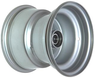 8"x7.00" Steel Rim, 52mm Bore, 85mm Hub Length, 52mm x 25mm High Speed Bearings