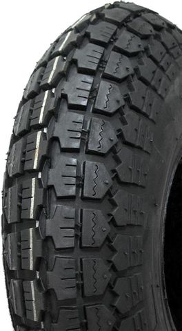 ASSEMBLY - 8"x65mm Steel Rim, 1" Plain Bore, 400-8 4PR HF205 HD Block Tyre