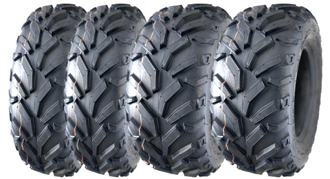COMBO (2x ea) - 25/8-12 & 25/10-12 4PR TL Unilli UN735 Directional ATV Tyres