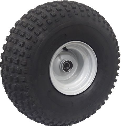 BUNDLE ASSY (2x) - 8"x7.00" Galv Rim, 22/11-8 4PR P323 Tyre, 25mm HS Brgs +Axles