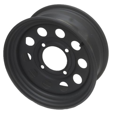 14"x6.00" Steel ATV Rim, 4/137 PCD, 105mm Bore, ET+13, 431Kg load rating