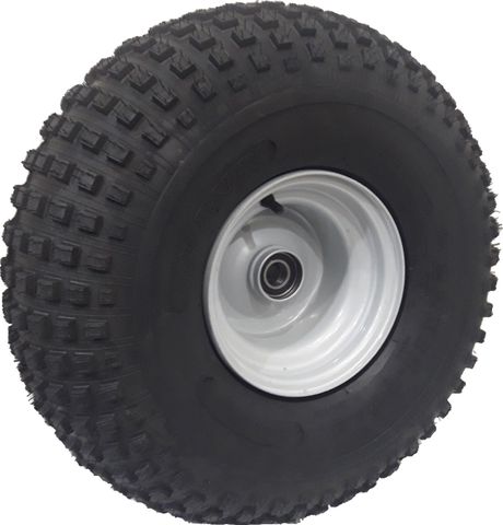 ASSEMBLY - 8"x7.00" Galv Rim, 22/11-8 4PR P323 Knobbly ATV Tyre, 25mm HS Brgs