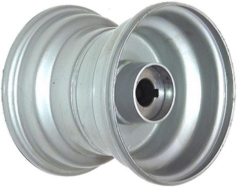 8"x7.00" Steel Rim, 52mm Bore, 85mm Hub Length, 52mm x 25mm Keyed & Plain Bushes