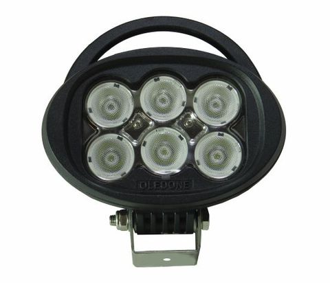 60W Euro Beam LED Oval Work Light with handle