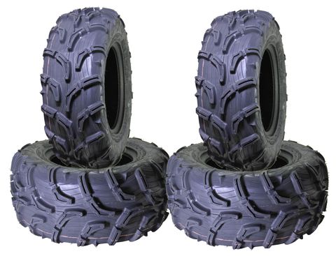 COMBO (2x ea) - 24/8-11 MU01 & 24/10-11 MU02 6PR Maxxis Zilla ATV Tyres