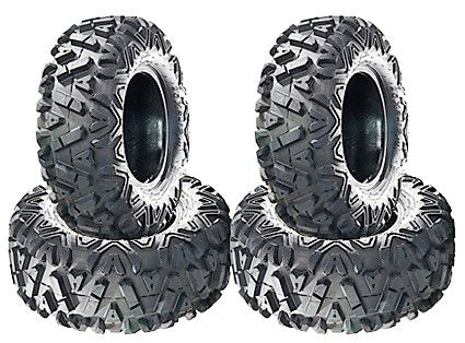 COMBO (2x ea) - 24/8-12 & 24/10-11 6PR Sun.F A033 Power I Utility Grip ATV Tyres