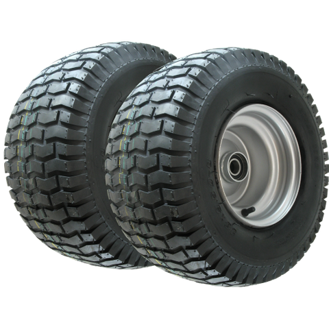 BUNDLE ASSY (2x) - 8"x5.50" Stl Rim, 16/650-8 4PR V3502 Tyre, 25mm HS Brgs+Axles