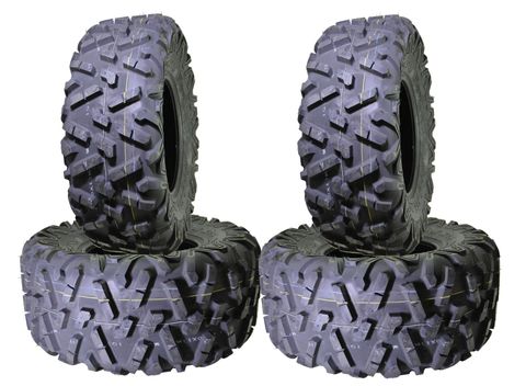 COMBO (2x ea) - 27/9R12 MU09 & 27/11R12 MU10 4&6PR Maxxis Bighorn Radial ATVTyre