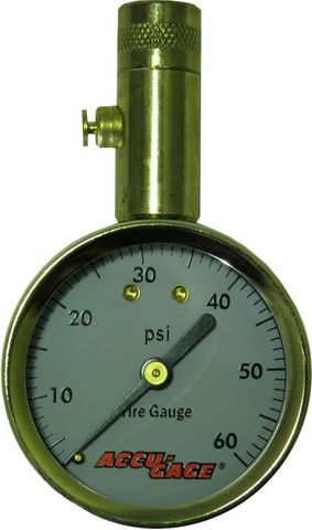 Accu-Chek S60X 0-60 p.s.i. Dial Gauge with straight chuck