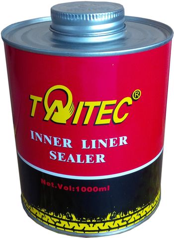 Taitec Butyl Rubber Solution Inner Liner Sealer, 1000cc tin with brush - TW-5100