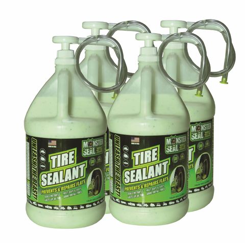 BOX OF 4 - Monster Seal Tyre Sealant, 3.78L (1 US gallon)