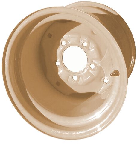 12"x10.50" Orange Kubota Rim, 5/4½" (5/114.3mm) PCD, 79.5mm Bore, ET-34