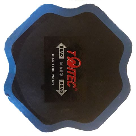 BOX OF 10 - Taitec 105mm Bias Tyre Repair Patch, 2-ply - TBTE-03