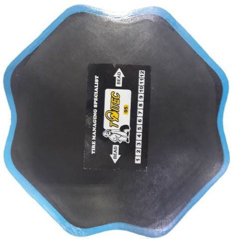 BOX OF 10 - Taitec 165mm Bias Tyre Repair Patch, 4-ply - TBTE-05