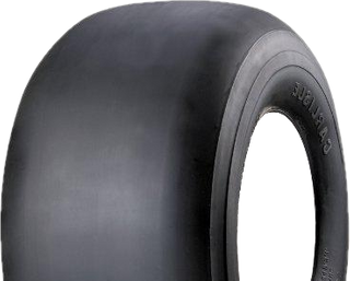9/350-4 *Solid PU* Unbranded Smooth (Slick) Tyre - 76mm base width