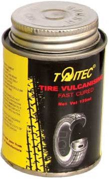 Taitec Tire Vulcanising Fast Cure Cement (glue),125ml, fast dry - TW-9125