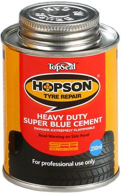 Hopson Heavy Duty Super Blue Cement (vulcanising glue), 250ml - TC-102B