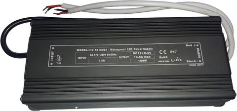 LED Driver 12v 150w Waterproof IP67 - Dual Output Power Supply