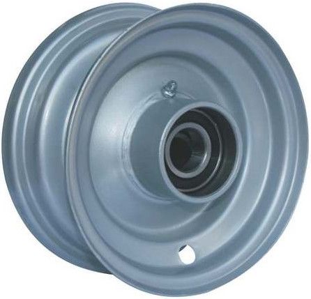 5"x3.25" Steel Rim, 47mm Bore, 64mm Hub Length, 47mm x 25mm High Speed Bearings