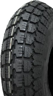 ASSEMBLY - 8"x2.50" Galv Rim, 4/4" PCD, 400-8 4PR HF205 HD Block Tyre