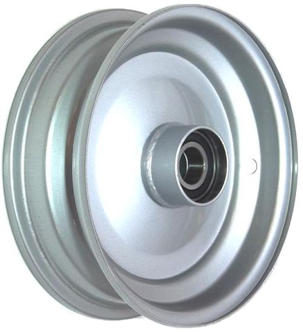 8"x2.50" Steel Rim, 52mm Bore, 85mm Hub Length, 52mm x 1" High Speed Bearings