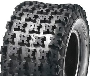 ASSEMBLY - 8"x7.00" Steel Rim, 20/11-8 6PR A027 Knobbly ATV Tyre, 20mm HS Brgs