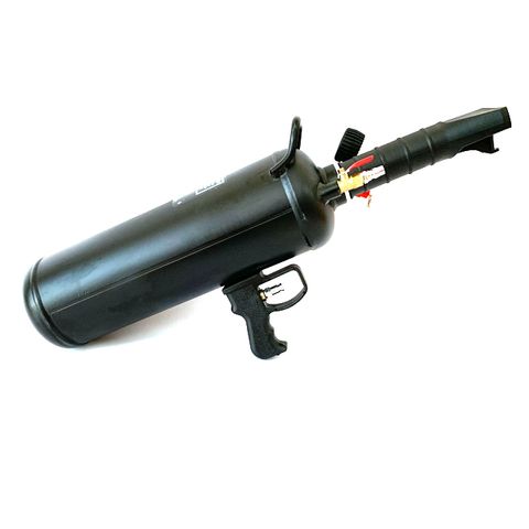 Tyre Inflator, Bazooka type bead blaster - 6 litre, with trigger release